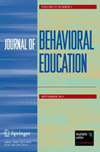 Journal of Behavioral Education