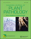 CANADIAN JOURNAL OF PLANT PATHOLOGY