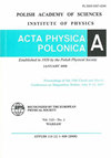 ACTA PHYSICA POLONICA A