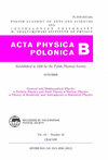 ACTA PHYSICA POLONICA B