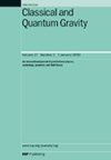 CLASSICAL AND QUANTUM GRAVITY