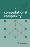 COMPUTATIONAL COMPLEXITY