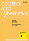 CONTROL AND CYBERNETICS