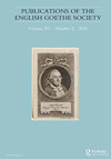 Publications of the English Goethe Society