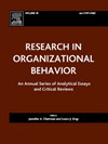 Research in Organizational Behavior