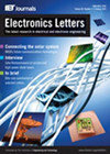 ELECTRONICS LETTERS