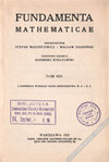 FUNDAMENTA MATHEMATICAE