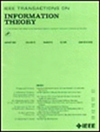 IEEE TRANSACTIONS ON INFORMATION THEORY