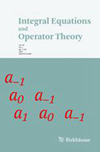 INTEGRAL EQUATIONS AND OPERATOR THEORY