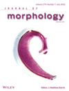 JOURNAL OF MORPHOLOGY