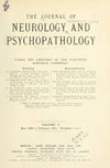 JOURNAL OF NEUROLOGY AND PSYCHOPATHOLOGY