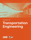 JOURNAL OF TRANSPORTATION ENGINEERING