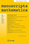 MANUSCRIPTA MATHEMATICA