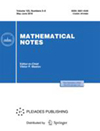 MATHEMATICAL NOTES