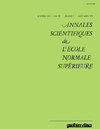 ANNALES SCIENTIFIQUES DE L ECOLE NORMALE SUPERIEURE