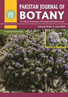 PAKISTAN JOURNAL OF BOTANY