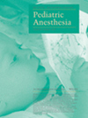 PEDIATRIC ANESTHESIA