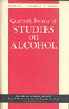 QUARTERLY JOURNAL OF STUDIES ON ALCOHOL