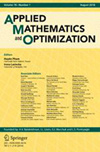 APPLIED MATHEMATICS AND OPTIMIZATION