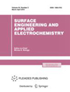 SURFACE ENGINEERING AND APPLIED ELECTROCHEMISTRY