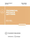 TECHNICAL PHYSICS LETTERS