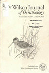 Wilson Journal of Ornithology